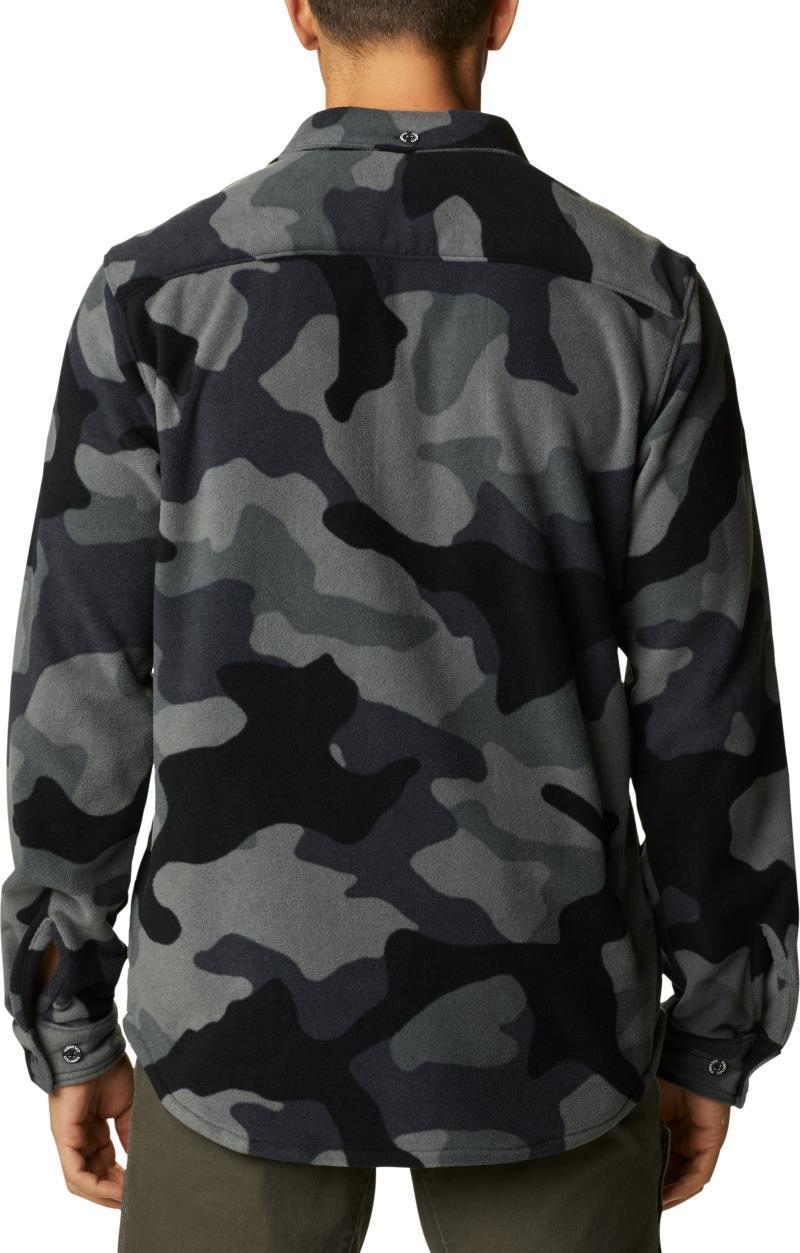 Flare Gun Fleece Over Shirt - Big - Mens - Black Mod Camo Print 2