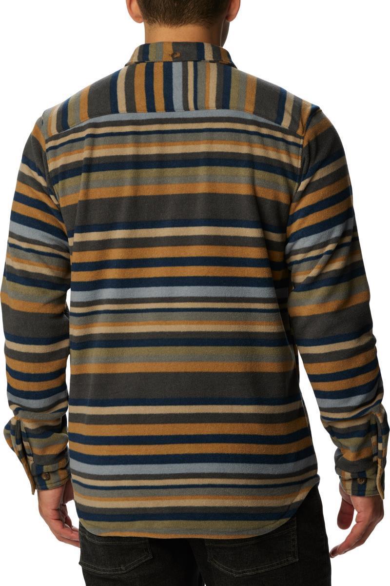 Flare Gun Fleece Over Shirt - Mens - Shark Surfcrest Stripe Print 2