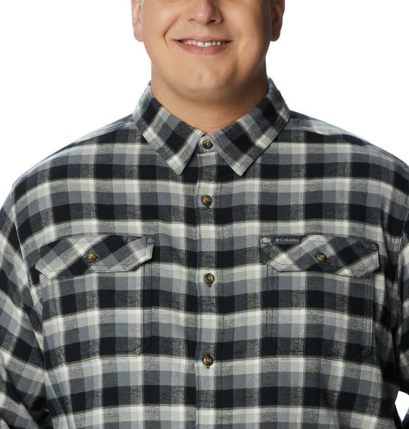 Flare Gun Stretch Flannel - Big - Mens - Black Shadow Plaid 5
