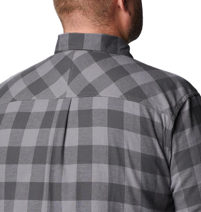 Flare Gun Stretch Flannel - Big - Mens - City Grey Twill Buffalo Check 12