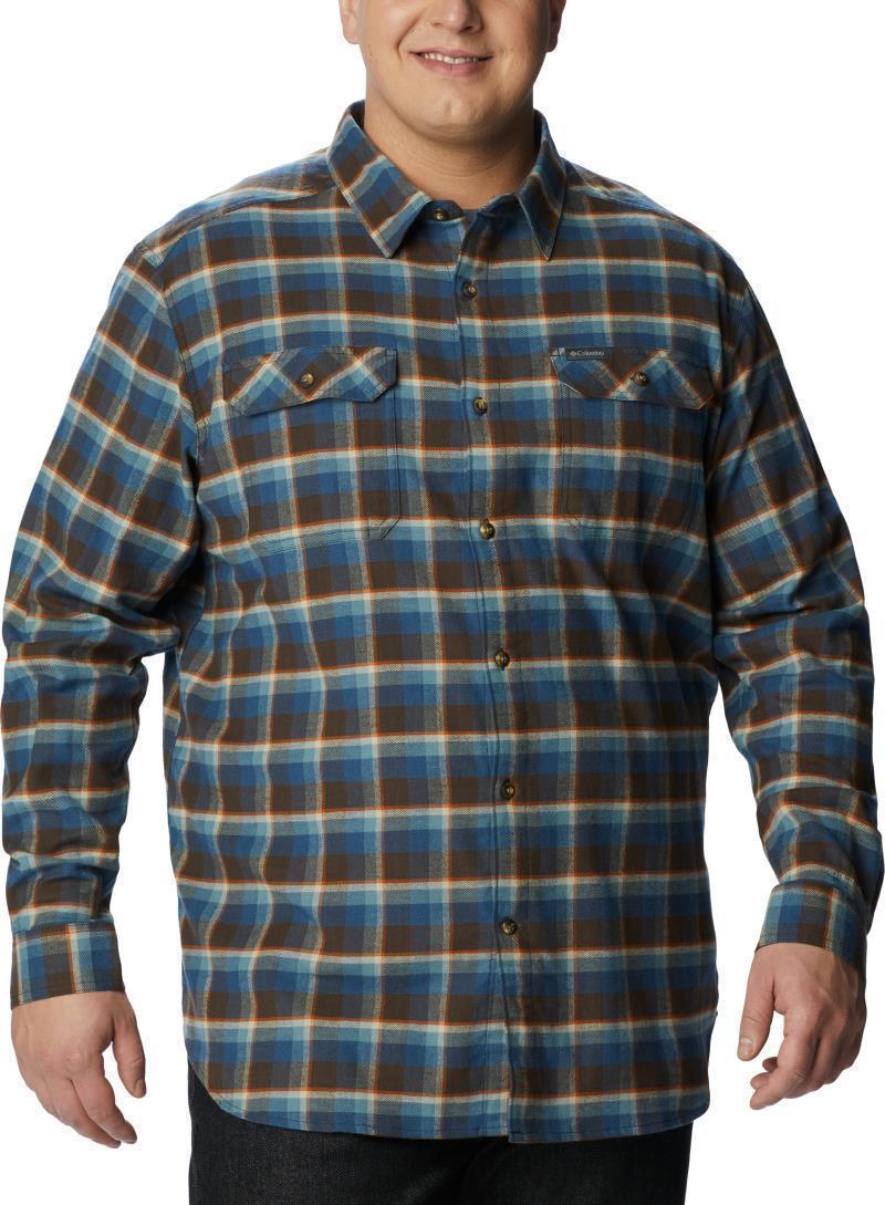 Flare Gun Stretch Flannel - Big - Mens - Cordovan Shadow Plaid 1