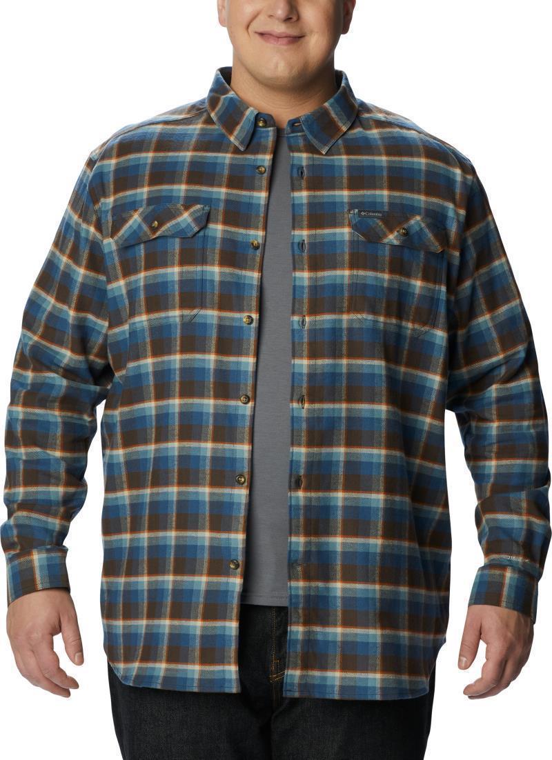 Flare Gun Stretch Flannel - Big - Mens - Cordovan Shadow Plaid 3