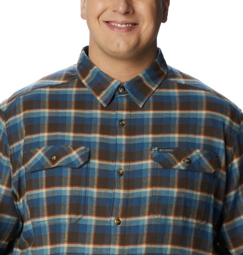 Flare Gun Stretch Flannel - Big - Mens - Cordovan Shadow Plaid 5