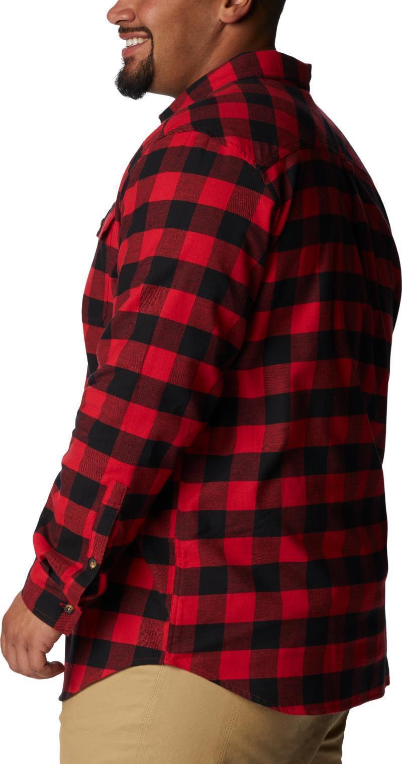 Flare Gun Stretch Flannel - Big - Mens - Mountain Red Twill Buffalo Check 3