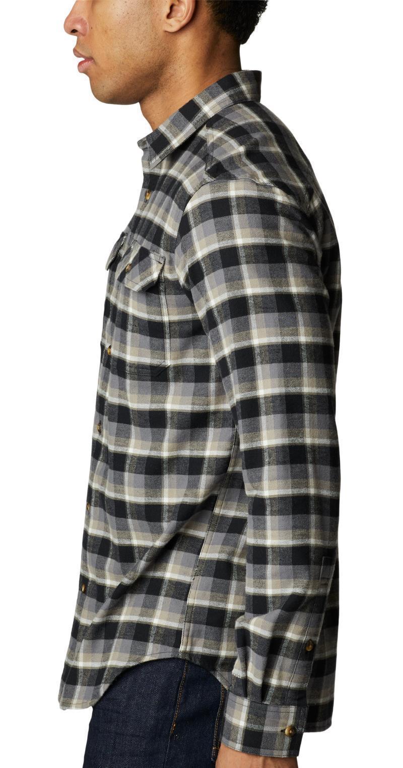 Flare Gun Stretch Flannel - Mens - Black Shadow Plaid 2