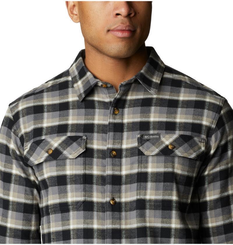Flare Gun Stretch Flannel - Mens - Black Shadow Plaid 5