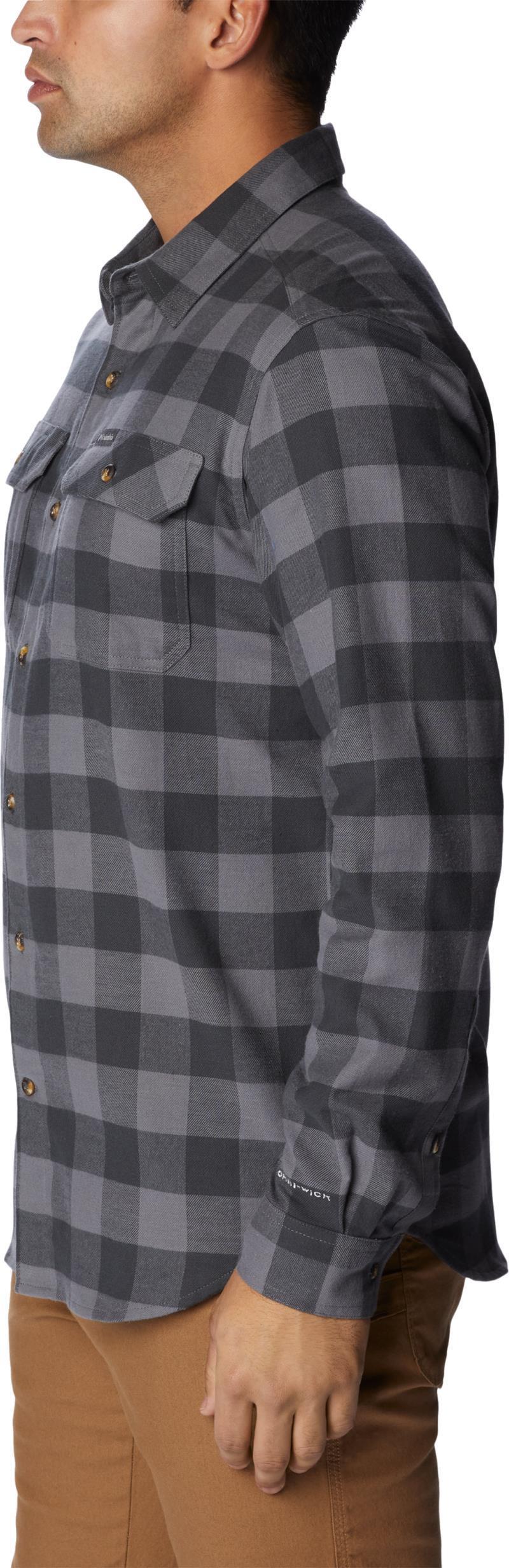 Flare Gun Stretch Flannel - Mens - City Grey Twill Buffalo Check 3