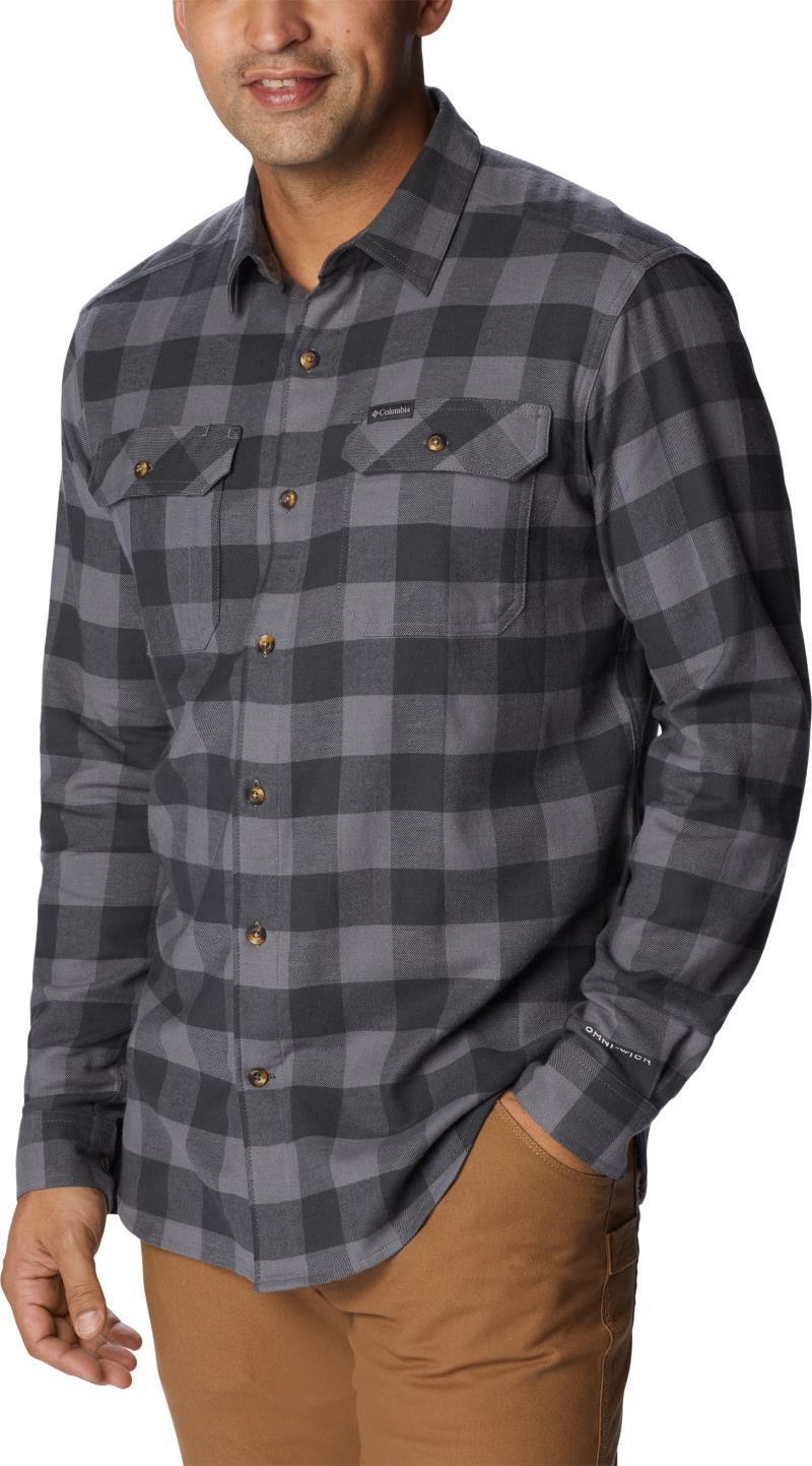 Flare Gun Stretch Flannel - Mens - City Grey Twill Buffalo Check 4