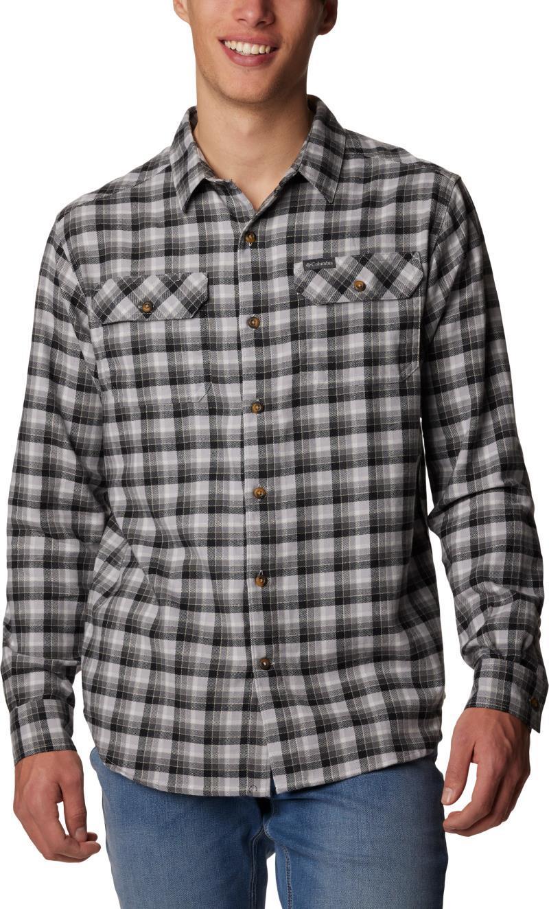 Flare Gun Stretch Flannel - Mens - Columbia Grey Gradient Check 1