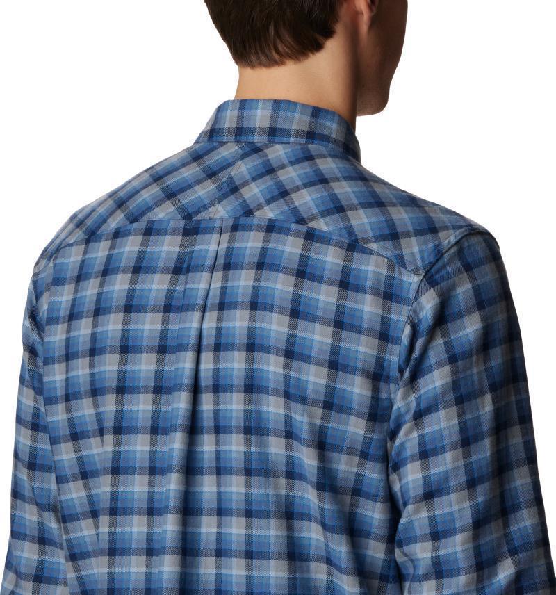 Flare Gun Stretch Flannel - Mens - Dark Mountain Gradient Check 5