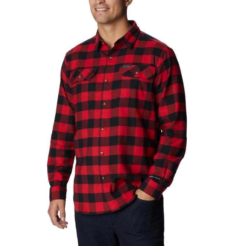Flare Gun Stretch Flannel - Mens - Mountain Red Twill Buffalo Check 3