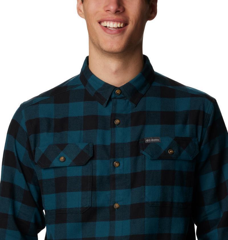 Flare Gun Stretch Flannel - Mens - Night Wave Buffalo Check 4