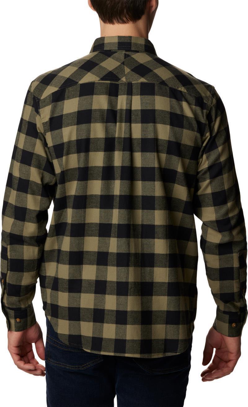 Flare Gun Stretch Flannel - Mens - Stone Green Buffalo Check 3