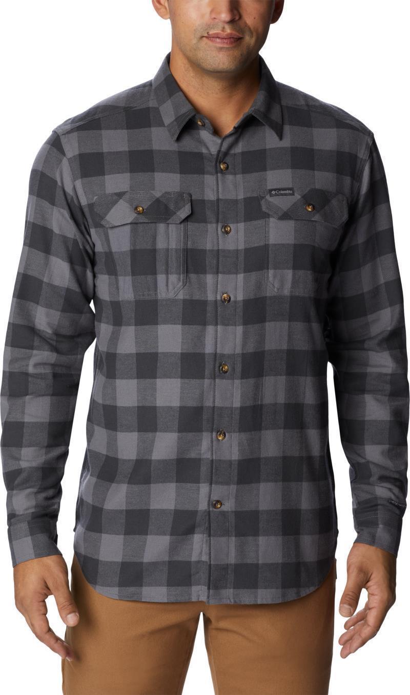 Flare Gun Stretch Flannel - Tall - Mens - City Grey Twill Buffalo Check 1