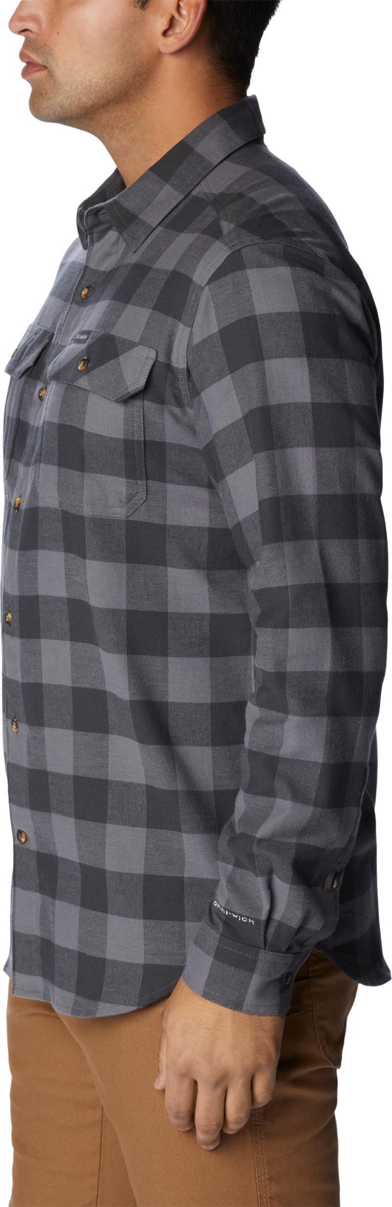 Flare Gun Stretch Flannel - Tall - Mens - City Grey Twill Buffalo Check 4