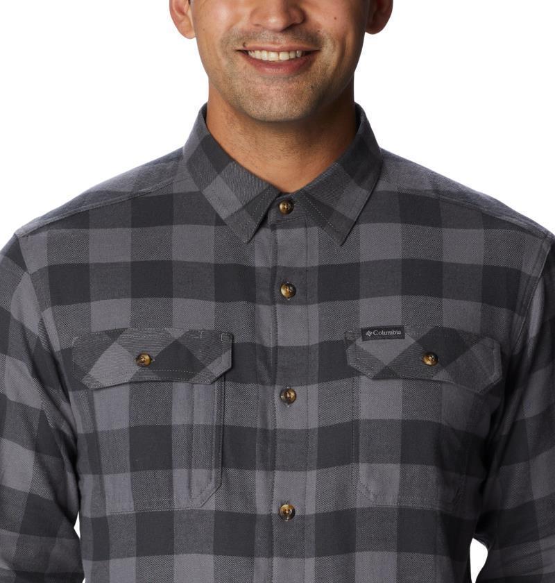 Flare Gun Stretch Flannel - Tall - Mens - City Grey Twill Buffalo Check 5