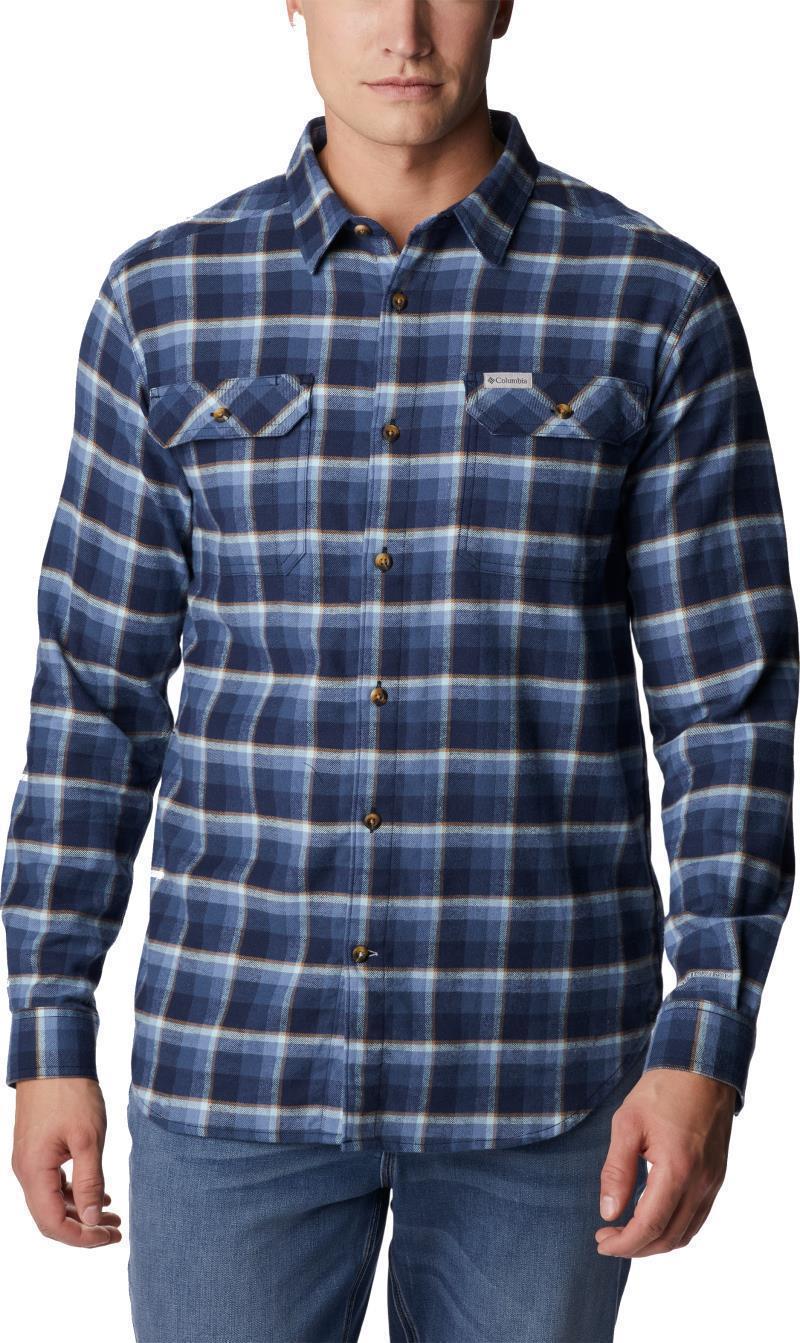 Flare Gun Stretch Flannel - Tall - Mens - Collegiate Navy Shadow Plaid 1