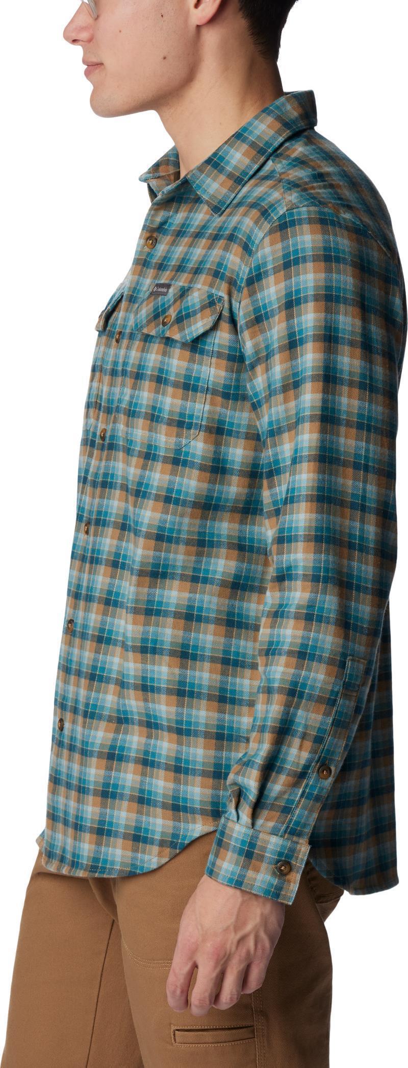Flare Gun Stretch Flannel - Tall - Mens - Delta Gradient Check 3