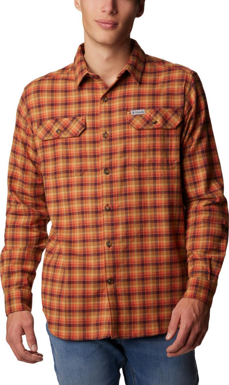 Flare Gun Stretch Flannel - Tall - Mens - Elderberry Gradient Check 1