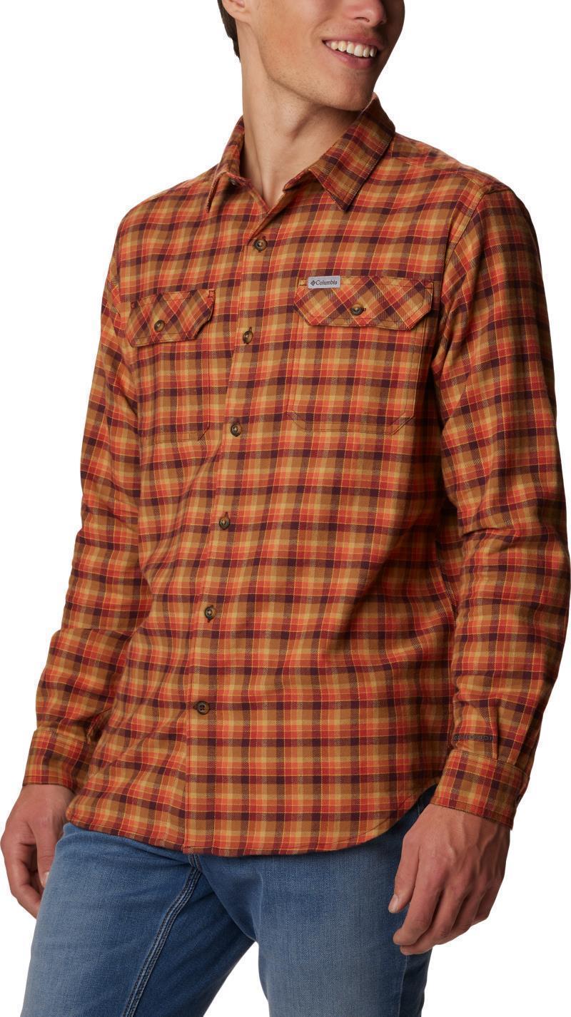 Flare Gun Stretch Flannel - Tall - Mens - Elderberry Gradient Check 3