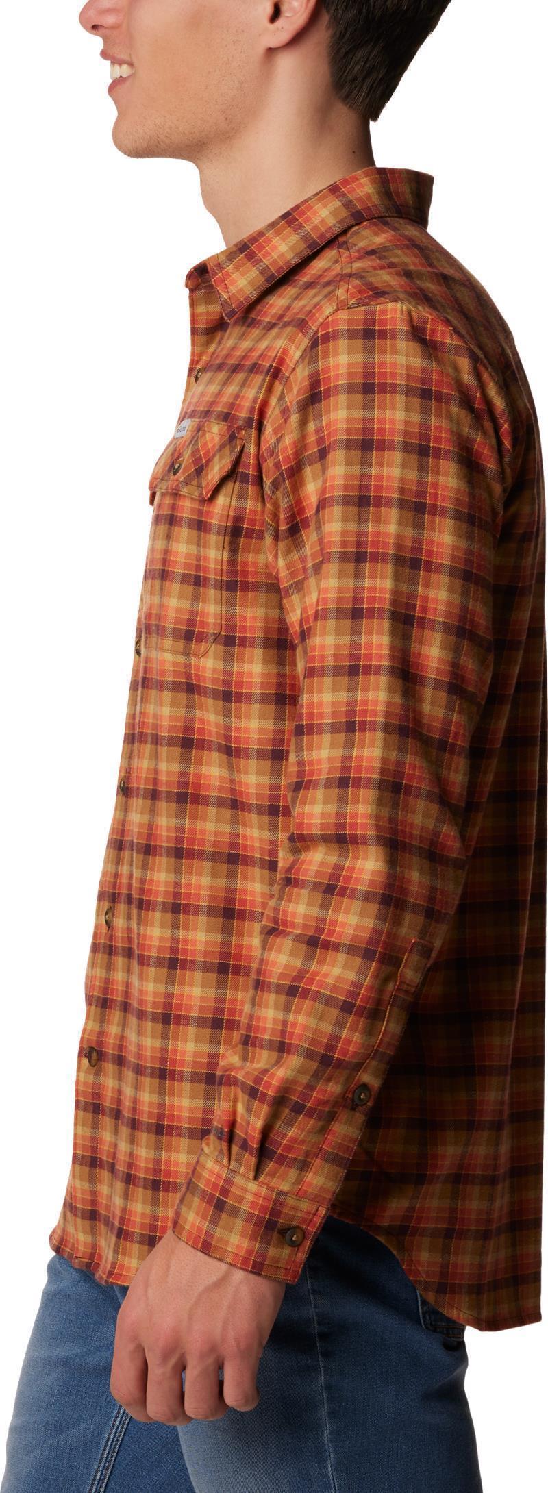 Flare Gun Stretch Flannel - Tall - Mens - Elderberry Gradient Check 4