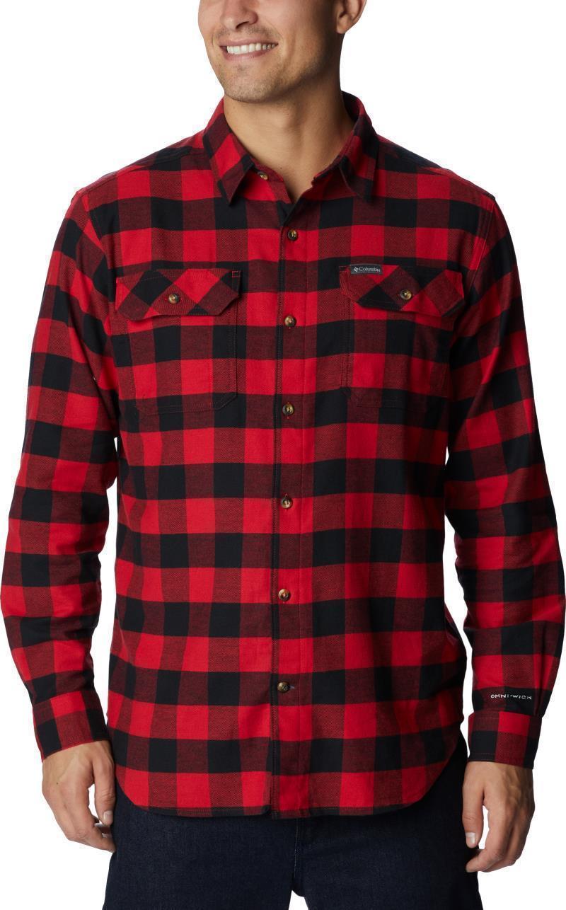 Flare Gun Stretch Flannel - Tall - Mens - Mountain Red Twill Buffalo Check 1