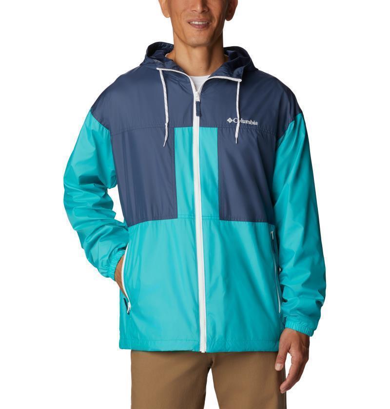 Flash Challenger Lined Windbreaker - Mens - Bright Aqua / Dark Mountain 1