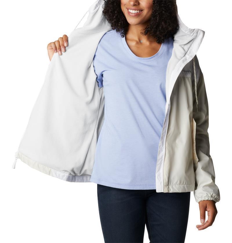Flash Challenger Lined Windbreaker - Womens - Chalk / White 5