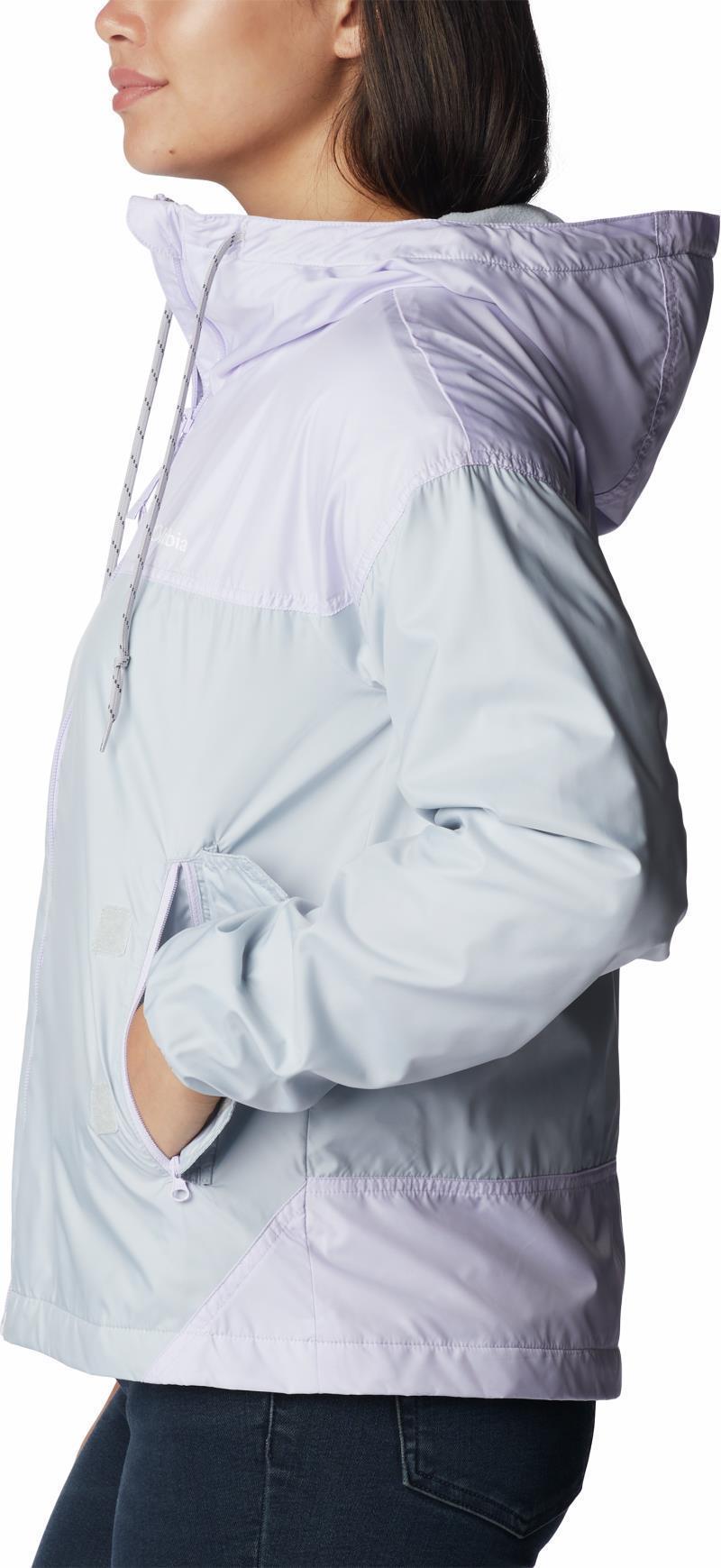 Flash Challenger Lined Windbreaker - Womens - Cirrus Grey / Purple Tint 6
