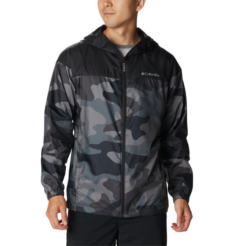 Flash Challenger Novelty Windbreaker - Mens - Black Mod Camo Print 1