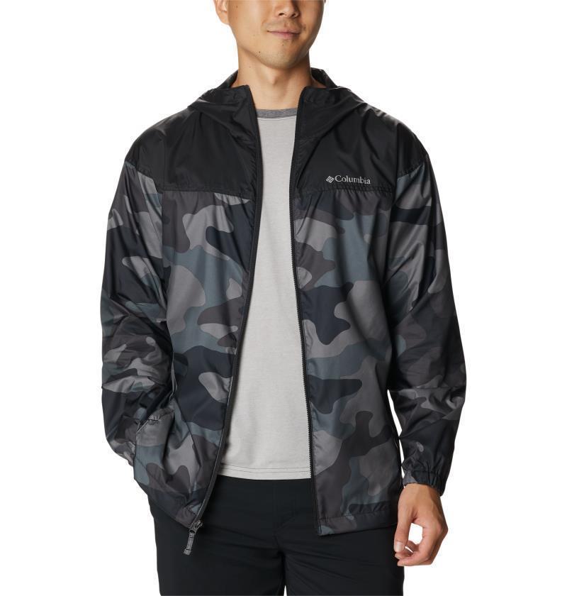 Flash Challenger Novelty Windbreaker - Mens - Black Mod Camo Print 3