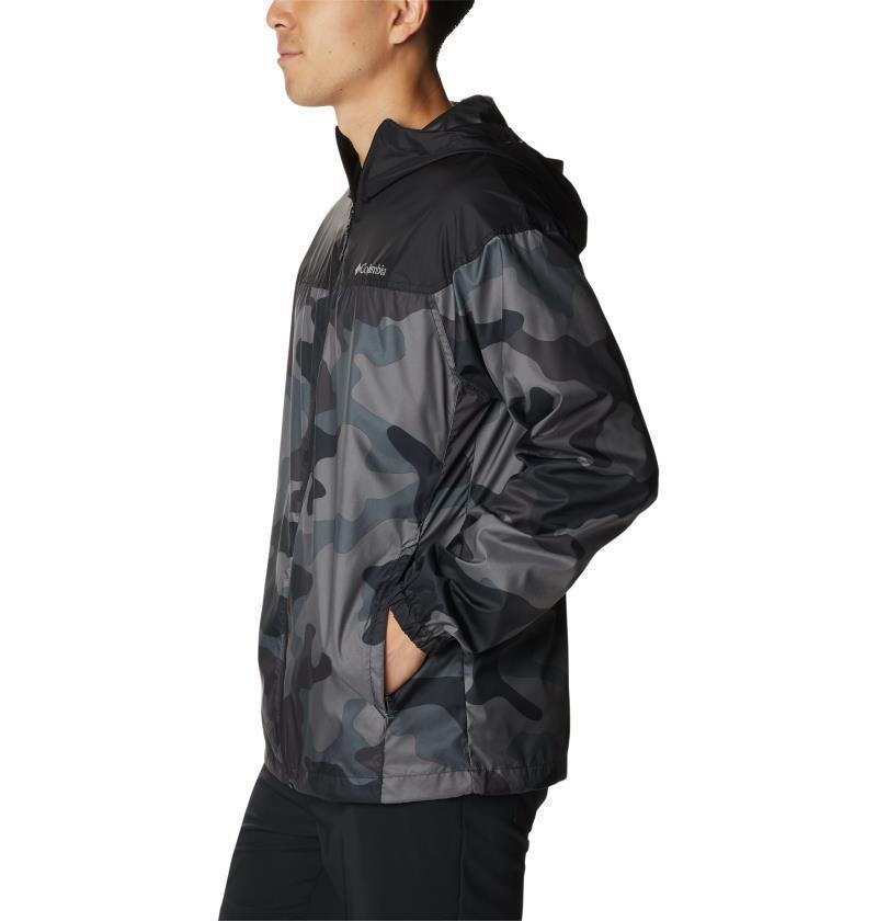 Flash Challenger Novelty Windbreaker - Mens - Black Mod Camo Print 4