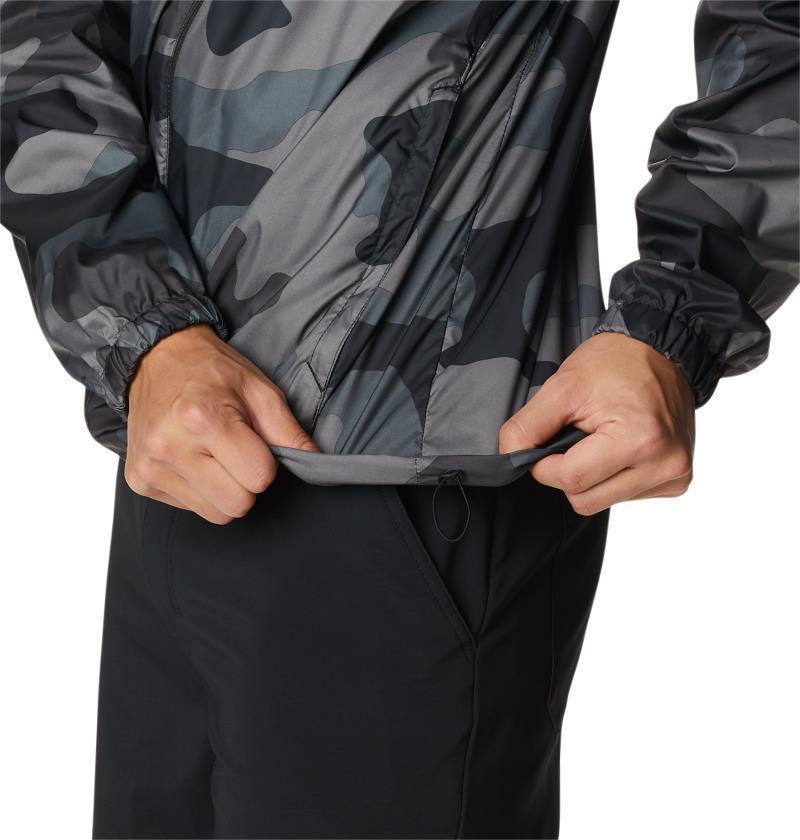 Flash Challenger Novelty Windbreaker - Mens - Black Mod Camo Print 7