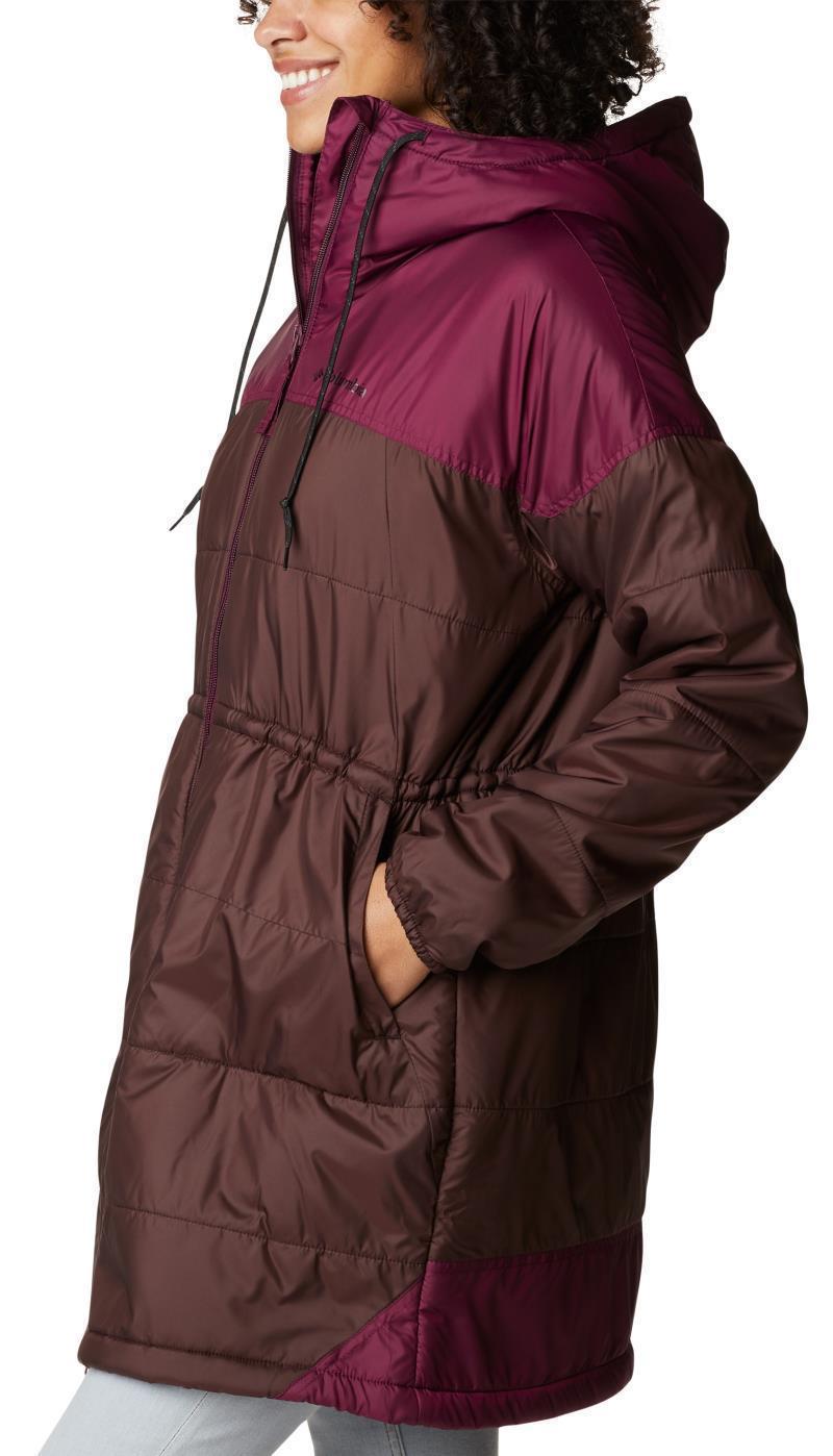 Flash Challenger Sherpa Lined Long Jacket - Womens - New Cinder / Marionberry 2
