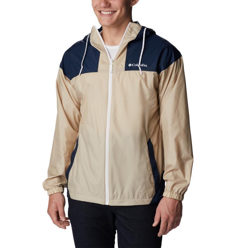 Flash Challenger Windbreaker - Mens - Ancient Fossil / Collegiate Navy 1