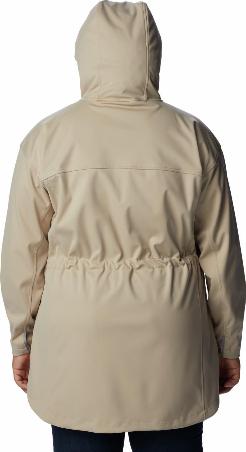 Flora Park Softshell Jacket - Plus - Womens - Ancient Fossil 2