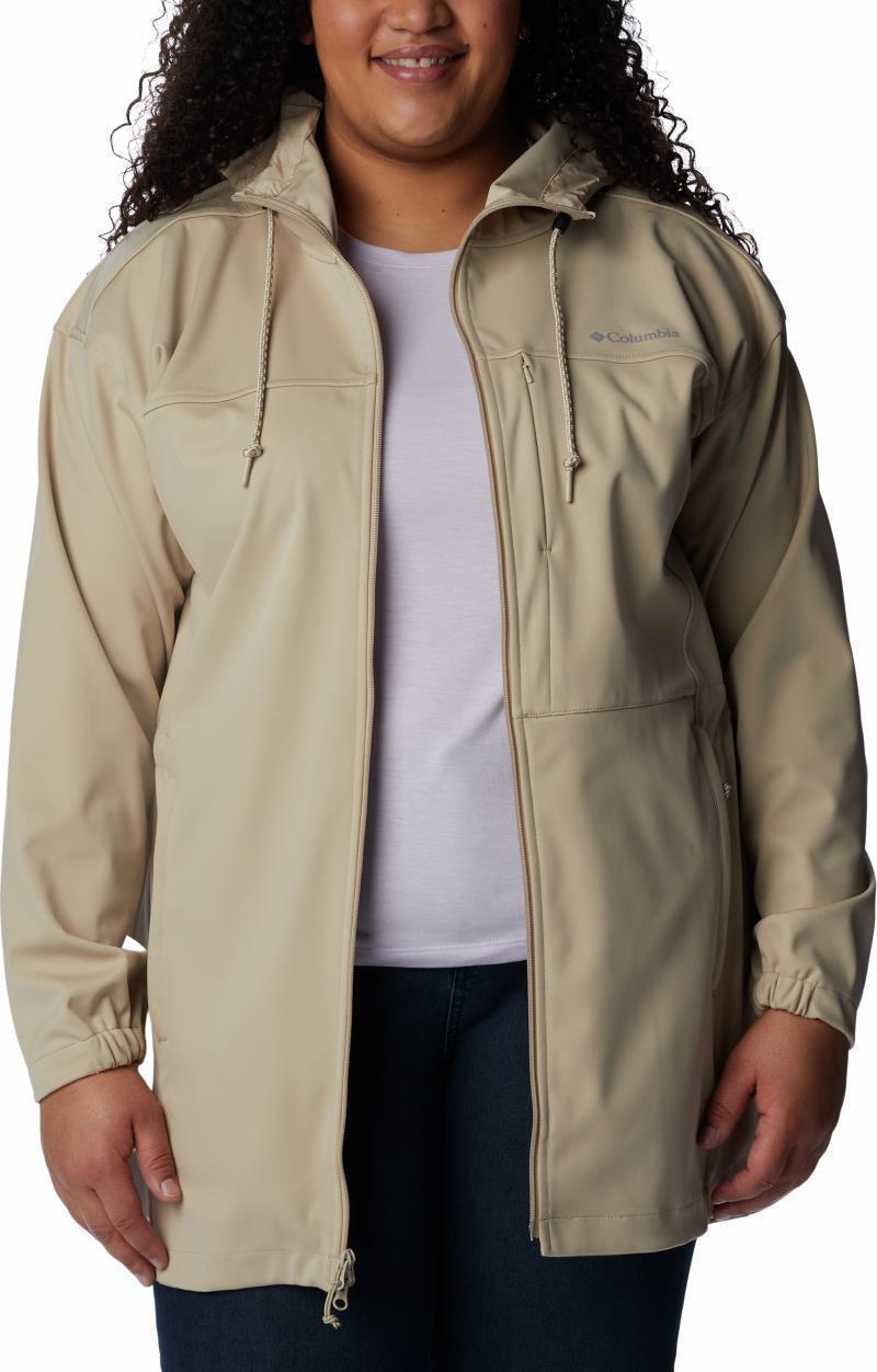 Flora Park Softshell Jacket - Plus - Womens - Ancient Fossil 3