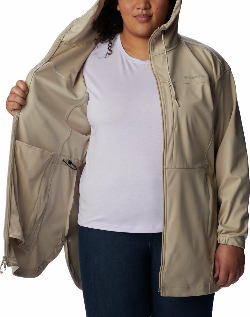 Flora Park Softshell Jacket - Plus - Womens - Ancient Fossil 4