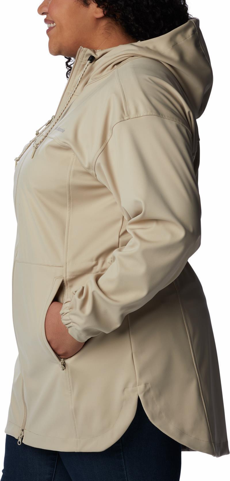 Flora Park Softshell Jacket - Plus - Womens - Ancient Fossil 6