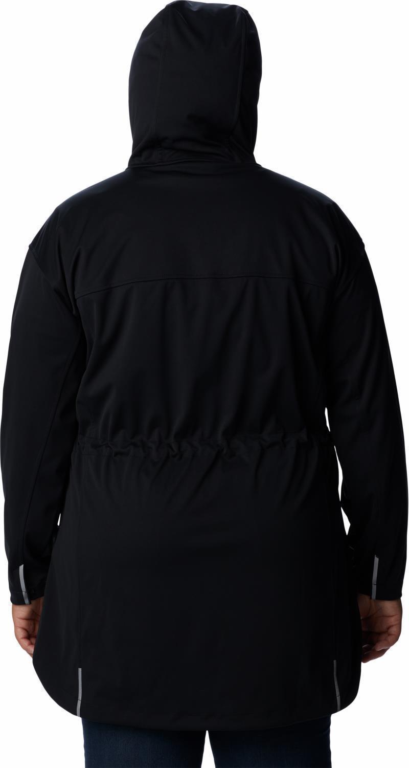 Flora Park Softshell Jacket - Plus - Womens - Black 2