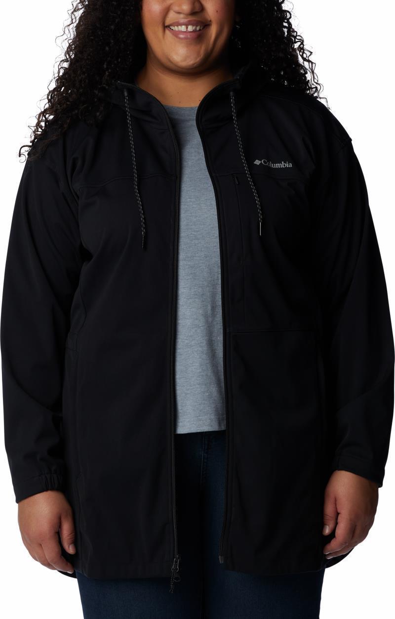 Flora Park Softshell Jacket - Plus - Womens - Black 3