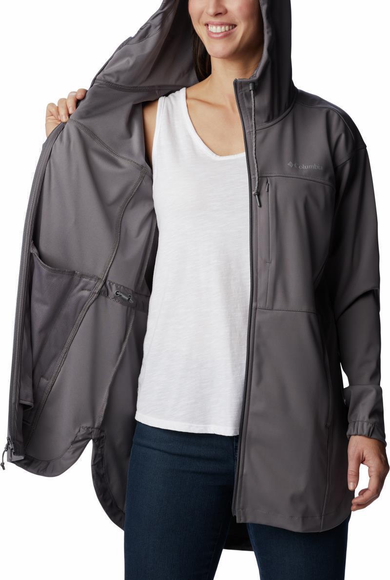 Flora Park Softshell Jacket - Womens - City Grey 4
