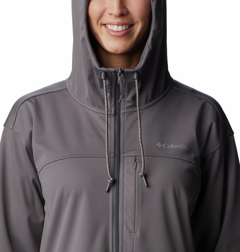 Flora Park Softshell Jacket - Womens - City Grey 5