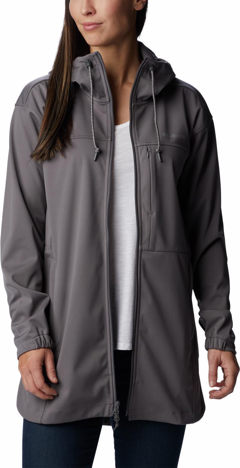 Flora Park Softshell Jacket - Womens - City Grey 3