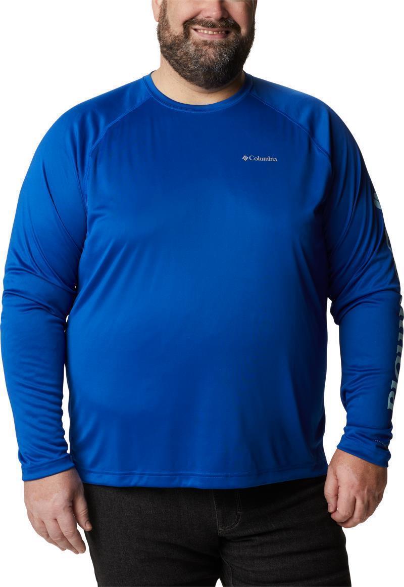 Fork Stream LS Shirt - Big - Mens - Azul / Sky Blue 1