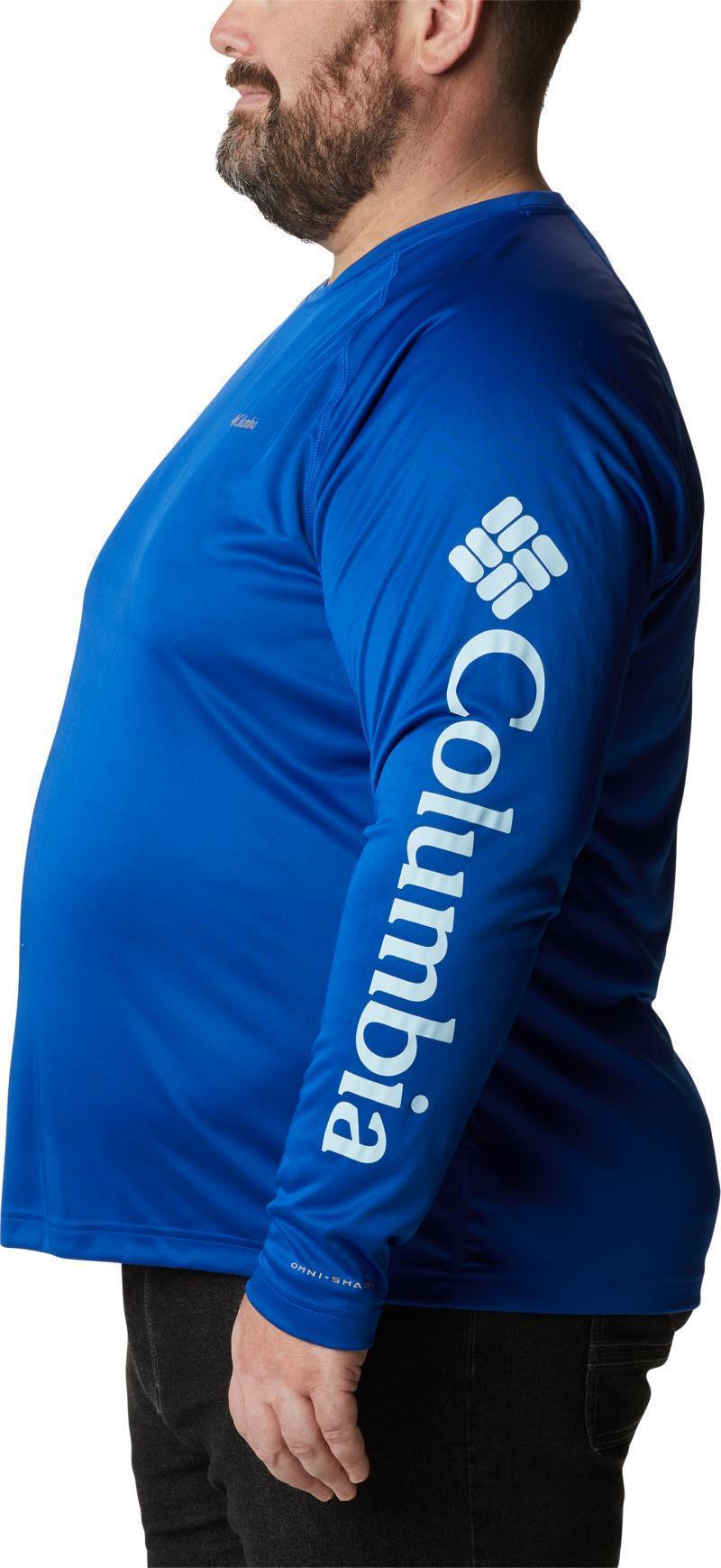 Fork Stream LS Shirt - Big - Mens - Azul / Sky Blue 3