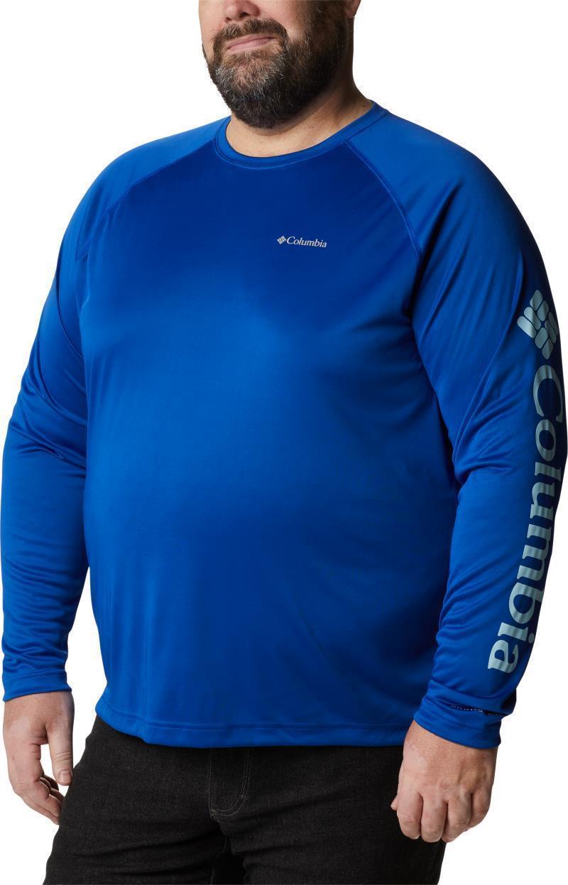 Fork Stream LS Shirt - Big - Mens - Azul / Sky Blue 4