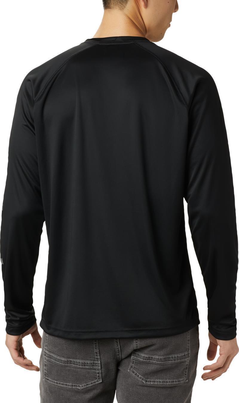 Fork Stream LS Shirt - Mens - Black / City Grey Logo 2