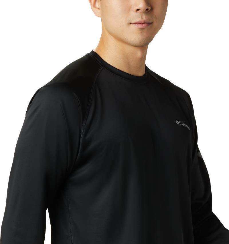 Fork Stream LS Shirt - Mens - Black / City Grey Logo 4