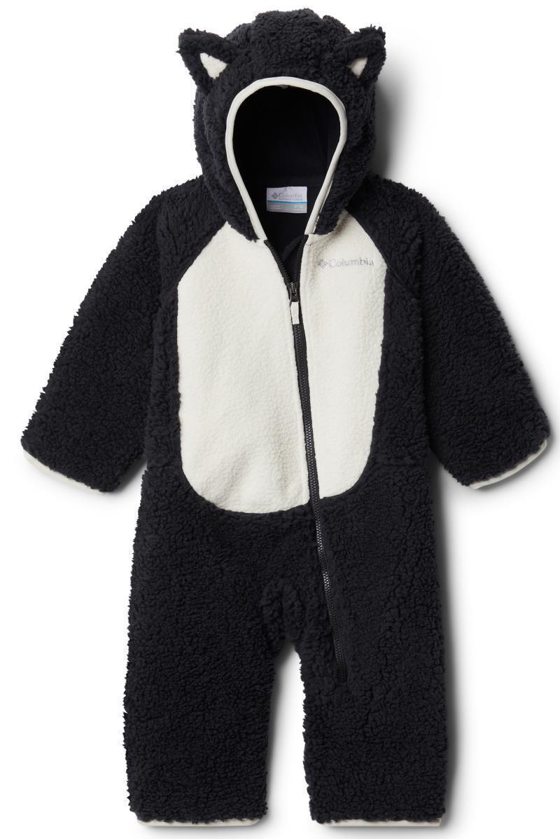 Foxy Baby Sherpa Bunting - Infant - Black / Chalk 2